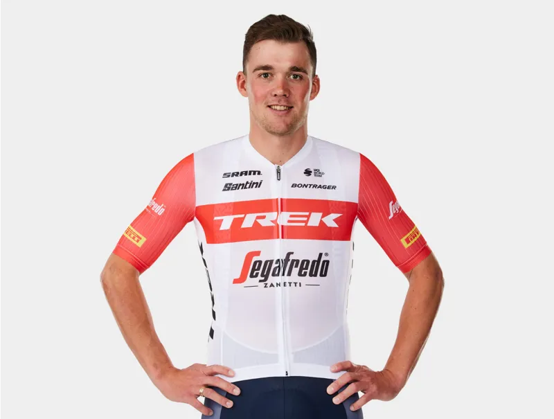 Trek Santini Segafredo RSL Team Jersey in White/Red
